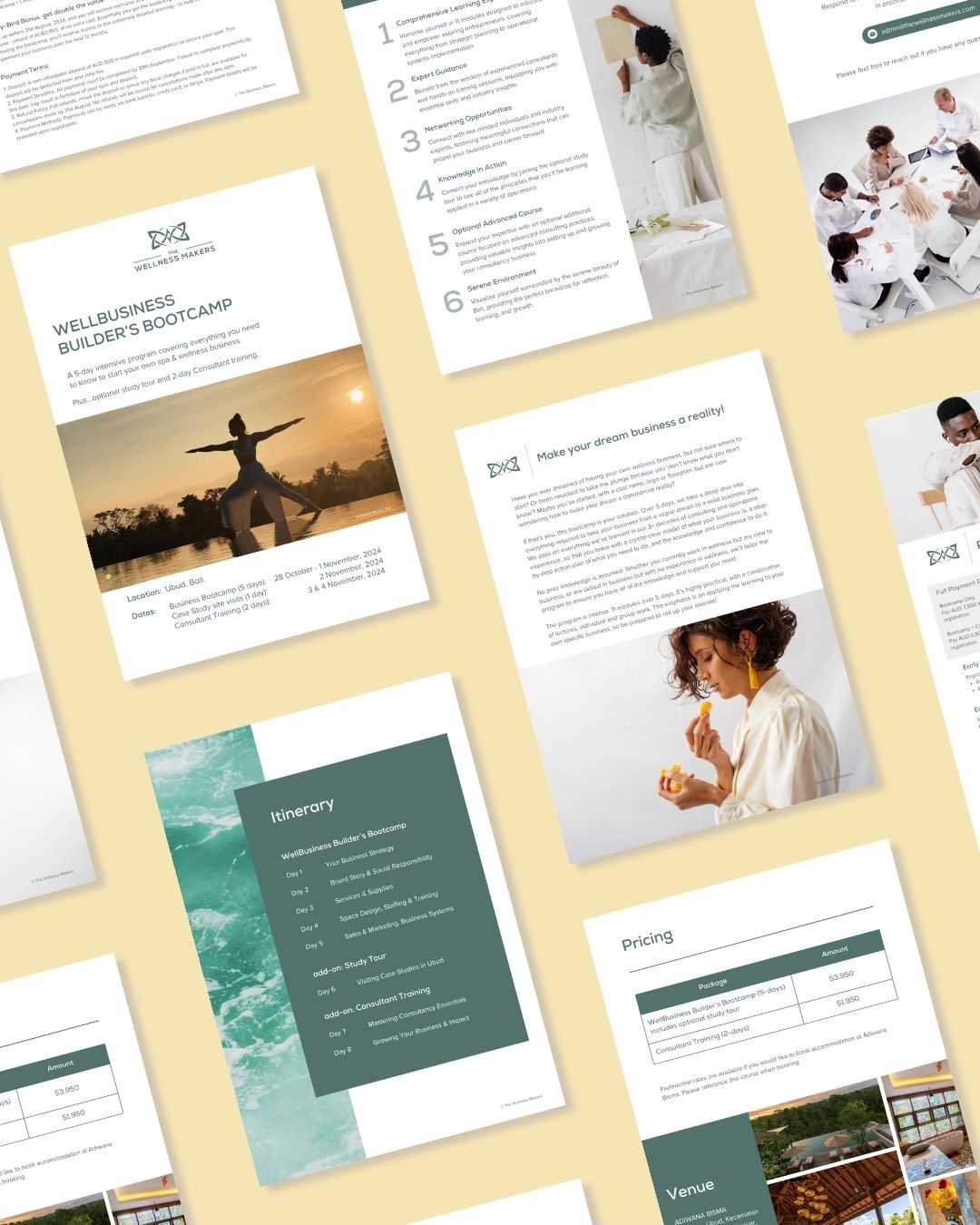 Funnel brochure design